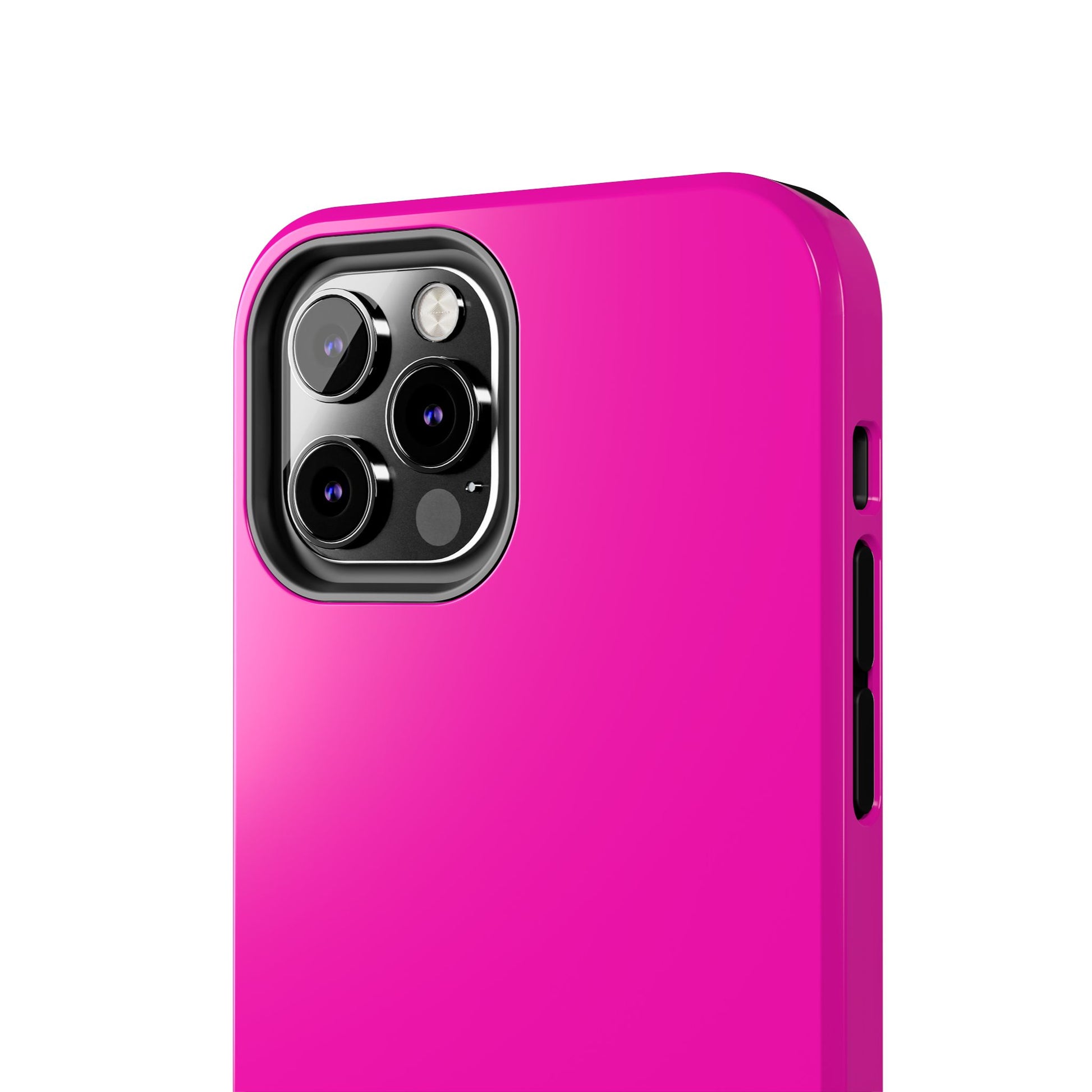 Simple Hot Pink-Tough Phone Cases - MahaCase