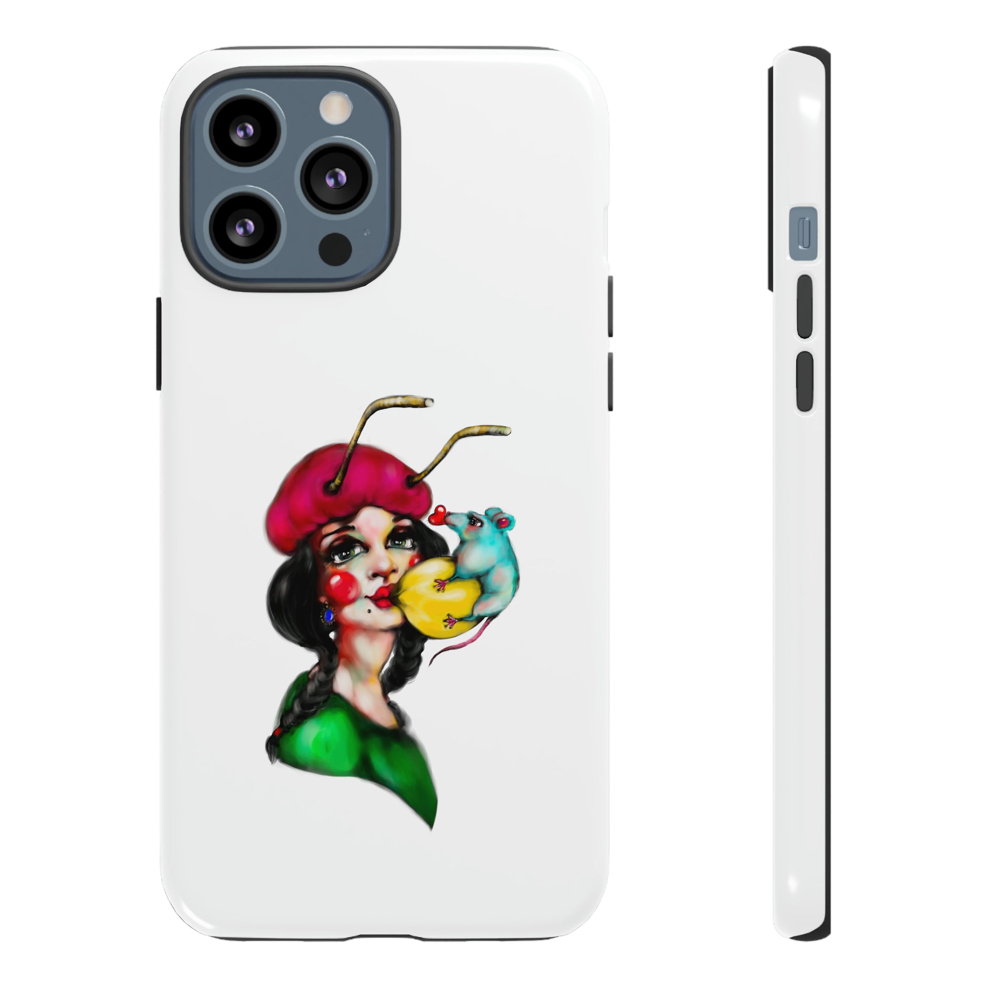 Design #211 White BKG-Tough Cases - MahaCase