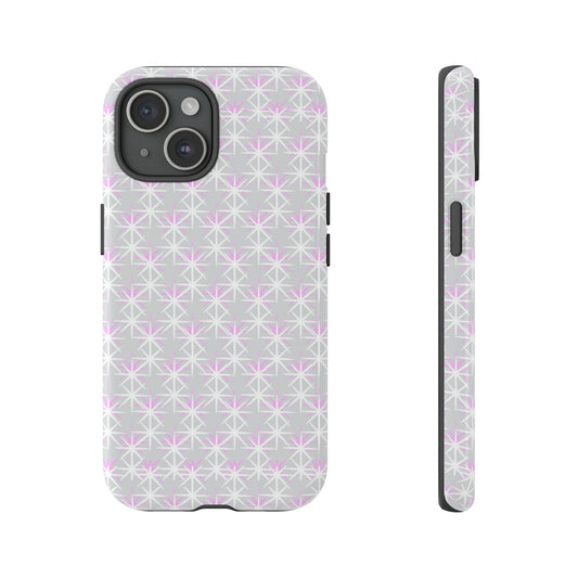 Grey Skies, Pink Stars-Tough Cases - MahaCase