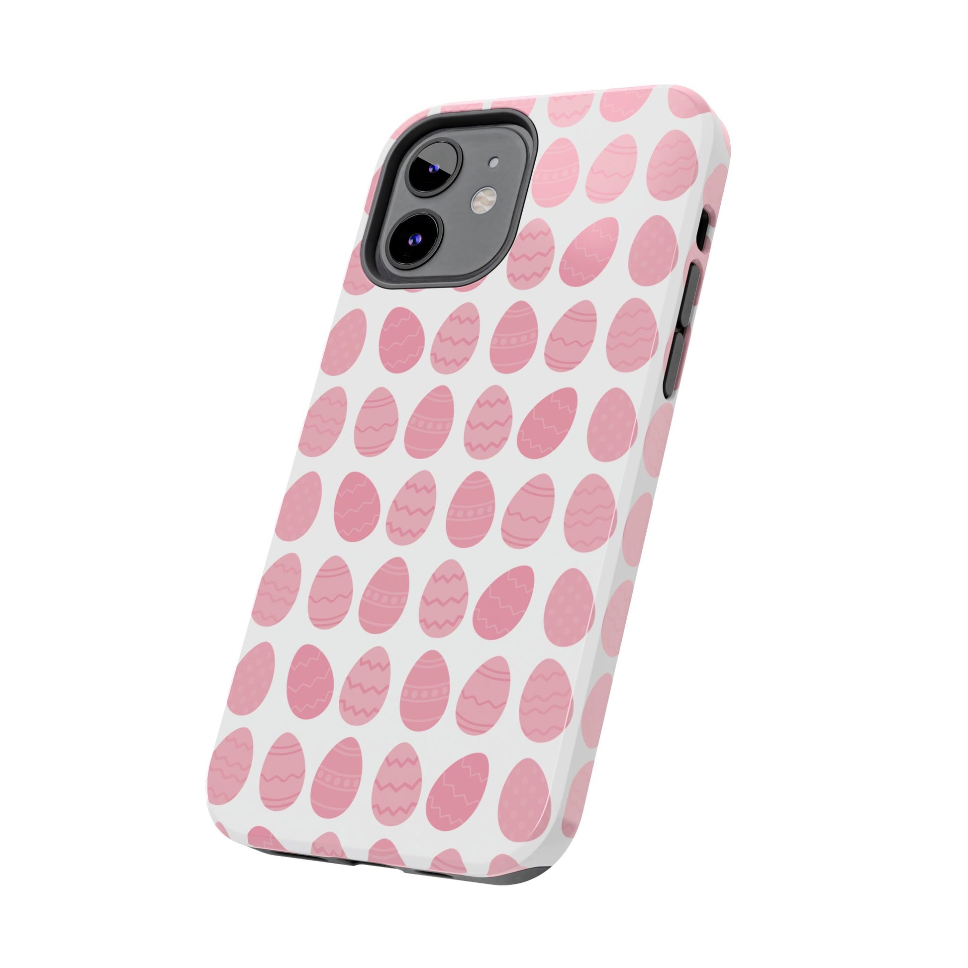 Pink Easter Egg Tough Phone Cases - Durable Protection for Spring Celebrations iPhone Samsung Galaxy - MahaCase