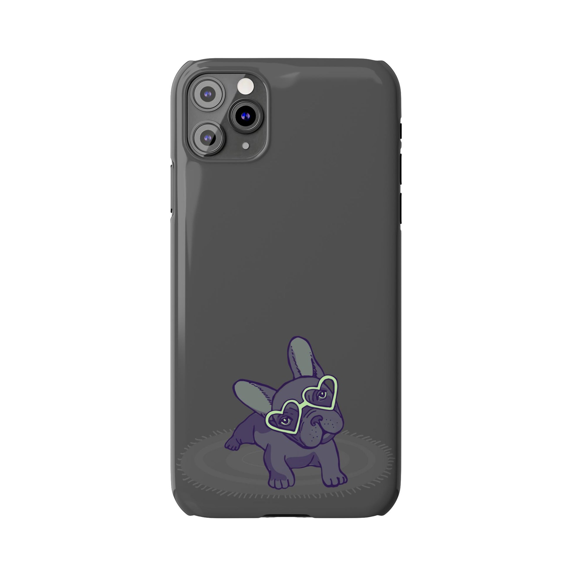 Bulldog Puppy Slim iPhone Cases - MahaCase