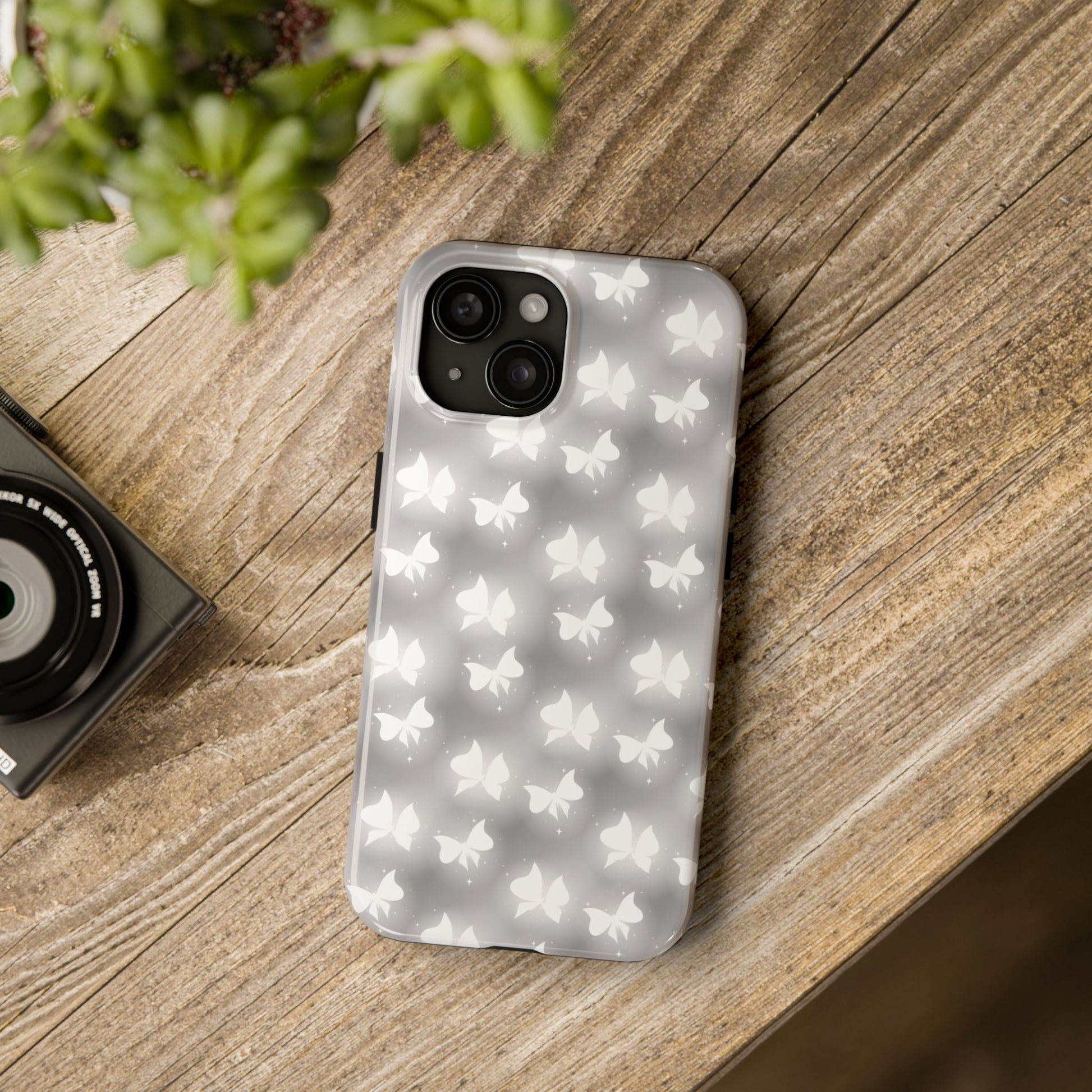 Nature 2 - Inspired Tough Phone Case with Butterfly Design iPhone Samsung Galaxy - MahaCase