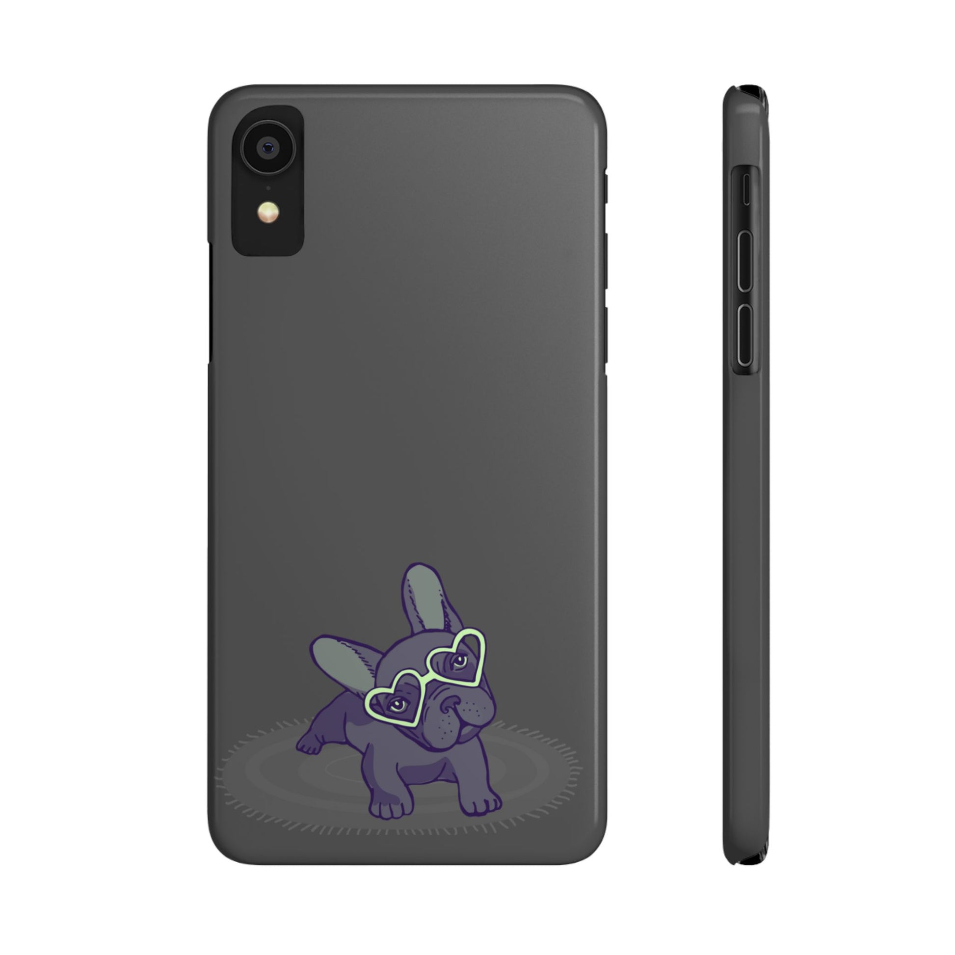 Bulldog Puppy Slim iPhone Cases - MahaCase
