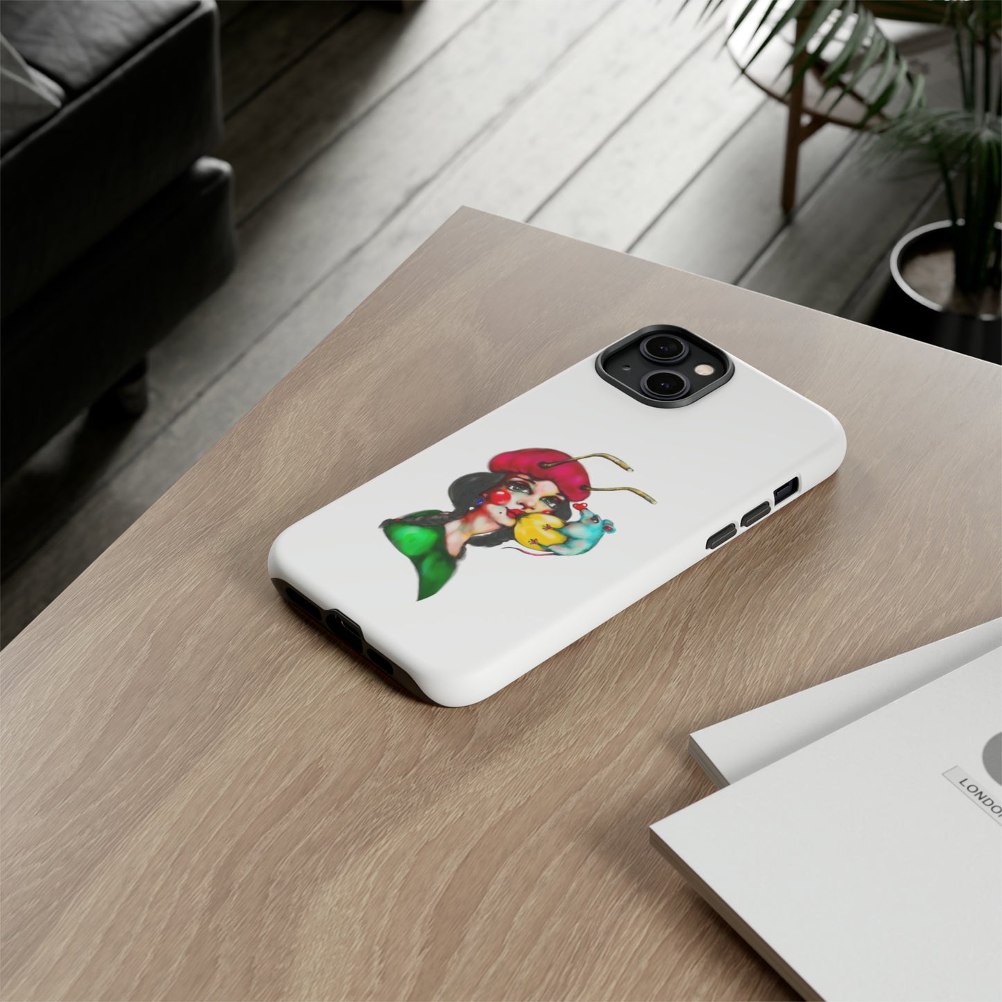 Design #211 White BKG-Tough Cases - MahaCase