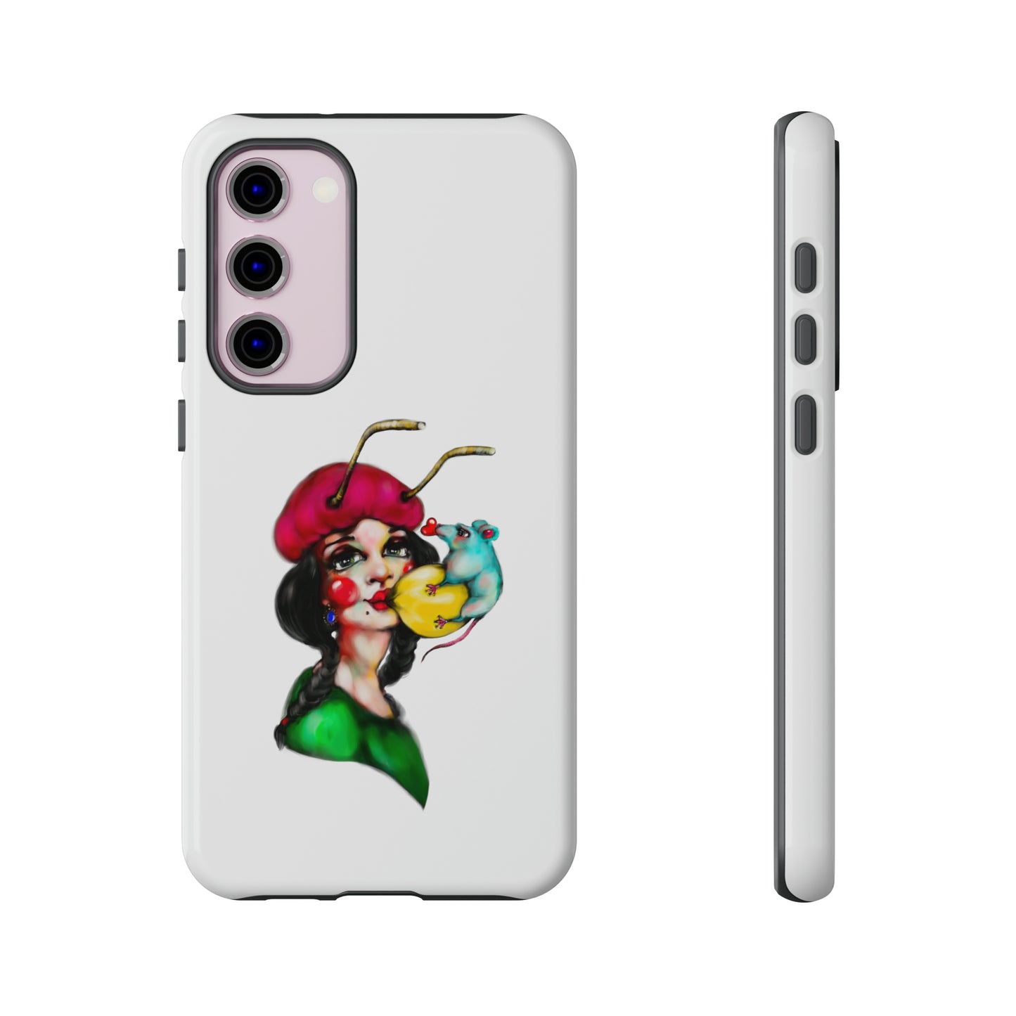 Design #211 White BKG-Tough Cases - MahaCase