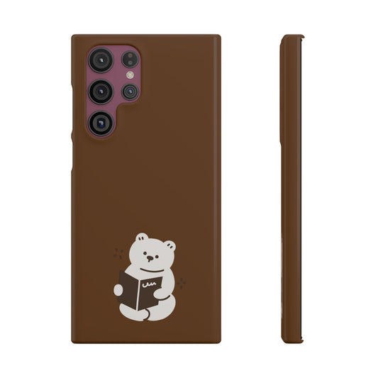 Reading Bear #02-Snap Cases - MahaCase