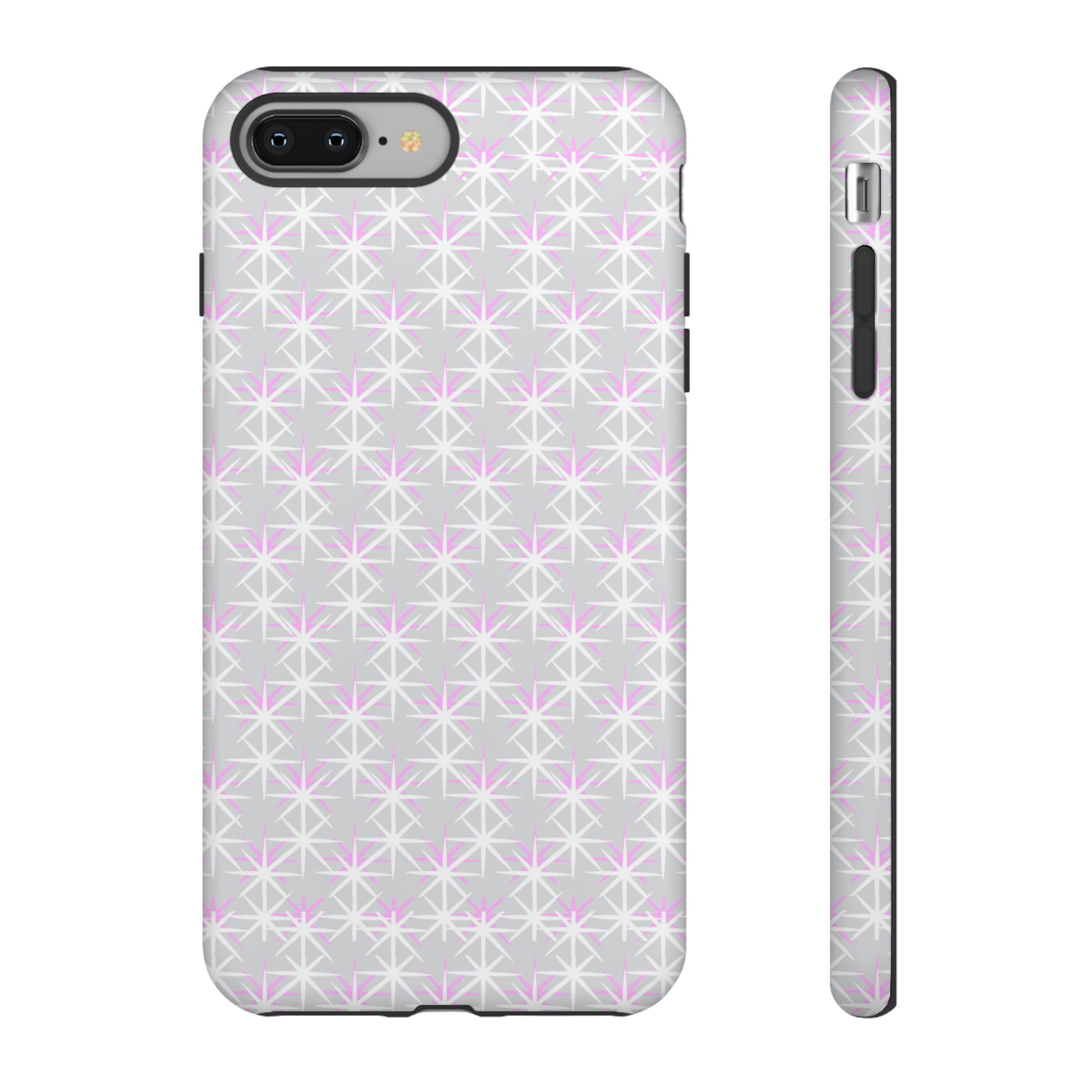 Grey Skies, Pink Stars-Tough Cases - MahaCase