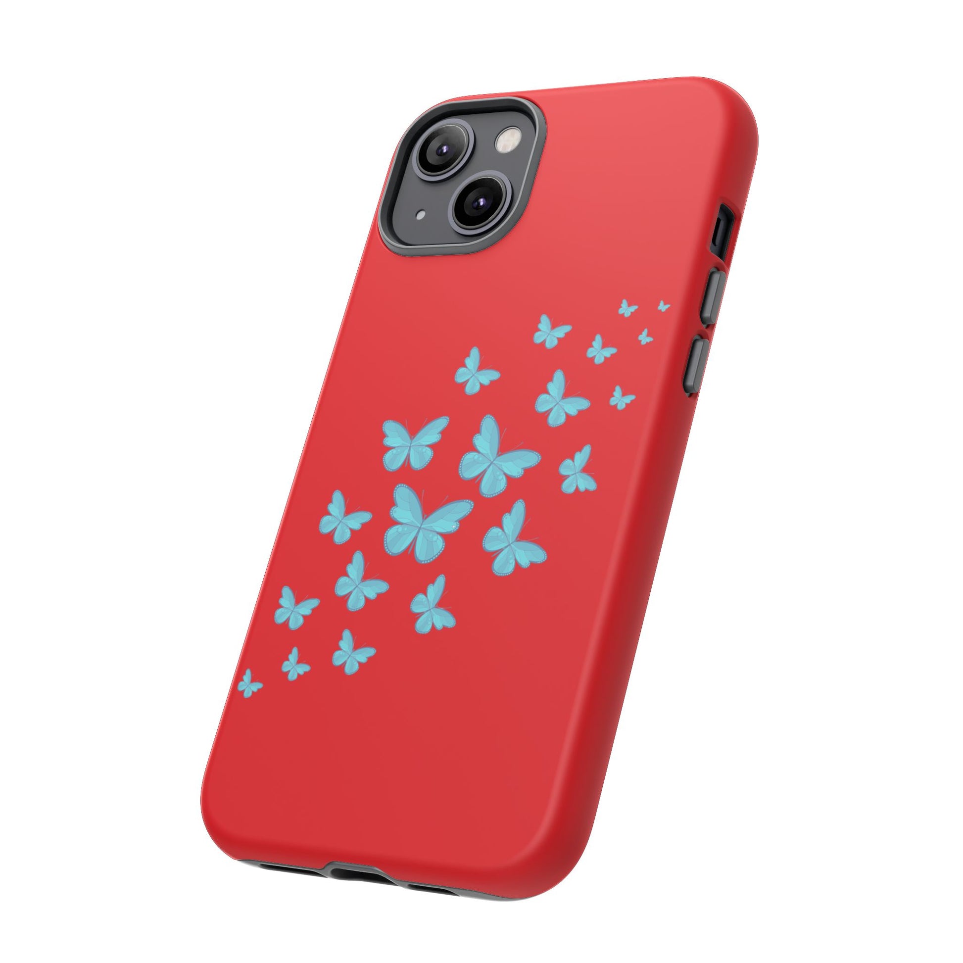 Butterflies in Red - Tough Cases iPhone Samsung Google Pixel - MahaCase