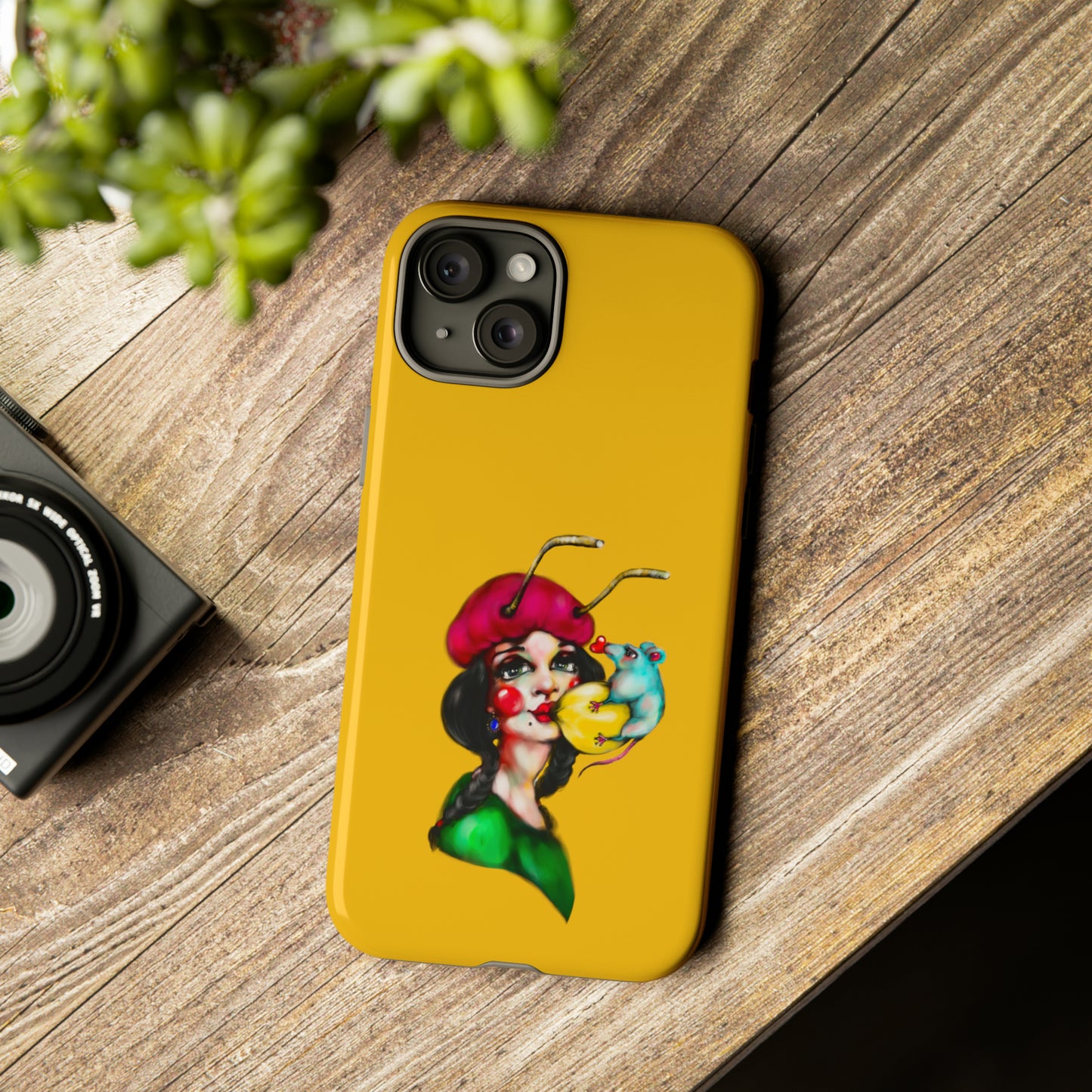 Design #211 Yellow BKG-Tough Cases