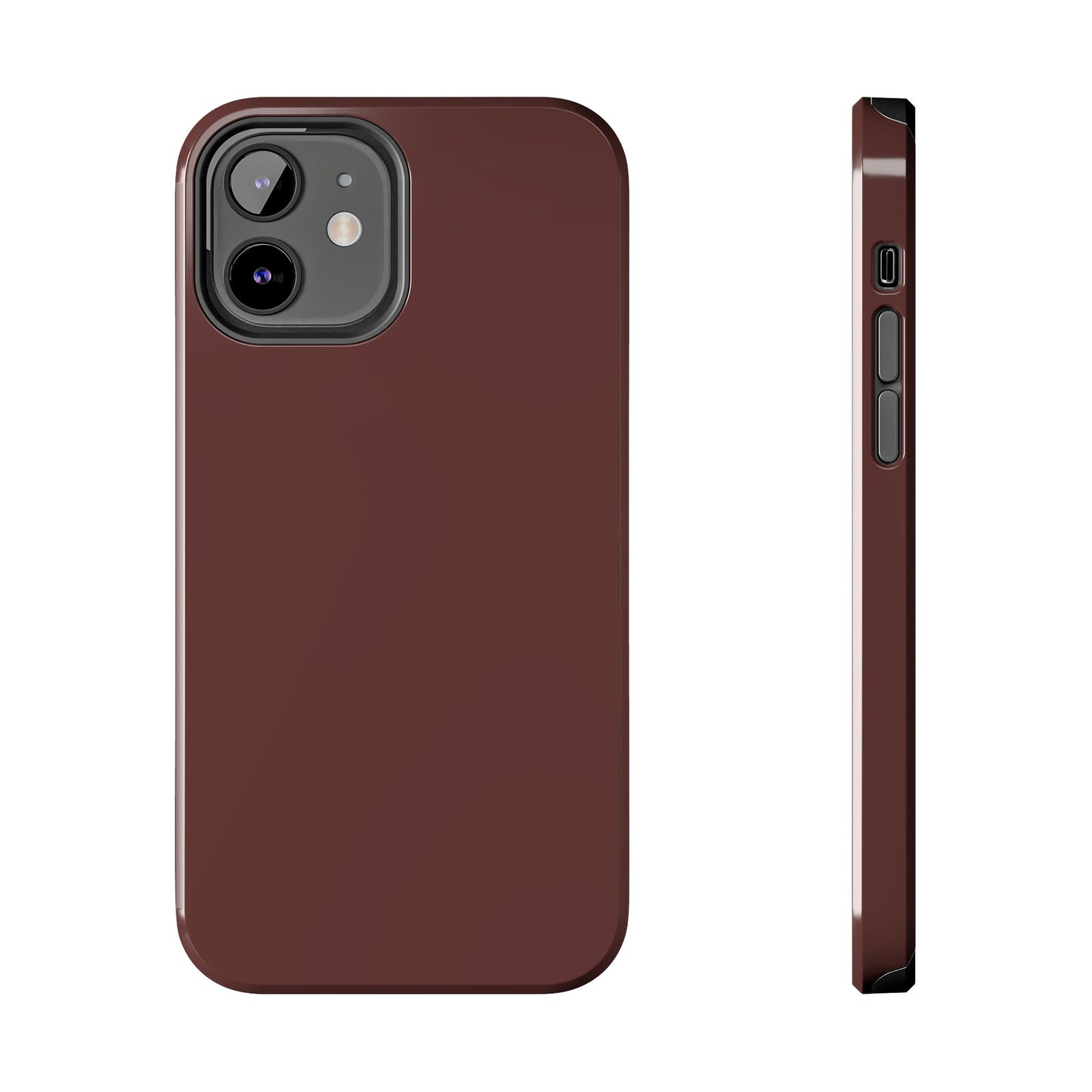 Phone Case - Garnet Color Fall 2025 Trending Color, Sturdy Phone Cases, Durable Cell Phone Covers, Trendy Gadget Protection, Unique Phone Accessories- iPhone, Samsung