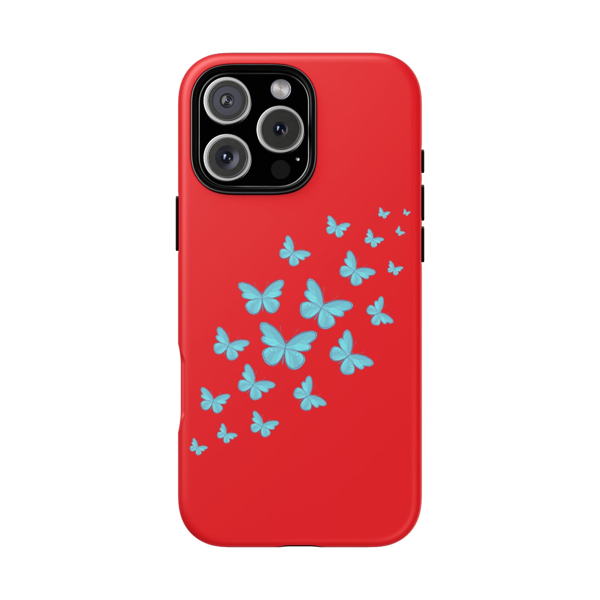 Butterflies in Red - Tough Cases iPhone Samsung Google Pixel - MahaCase