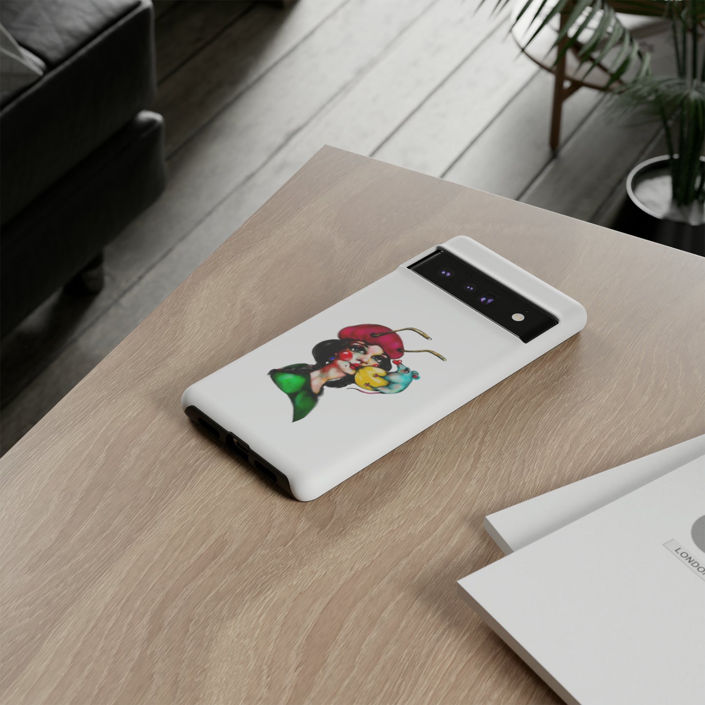 Design #211 White BKG-Tough Cases - MahaCase
