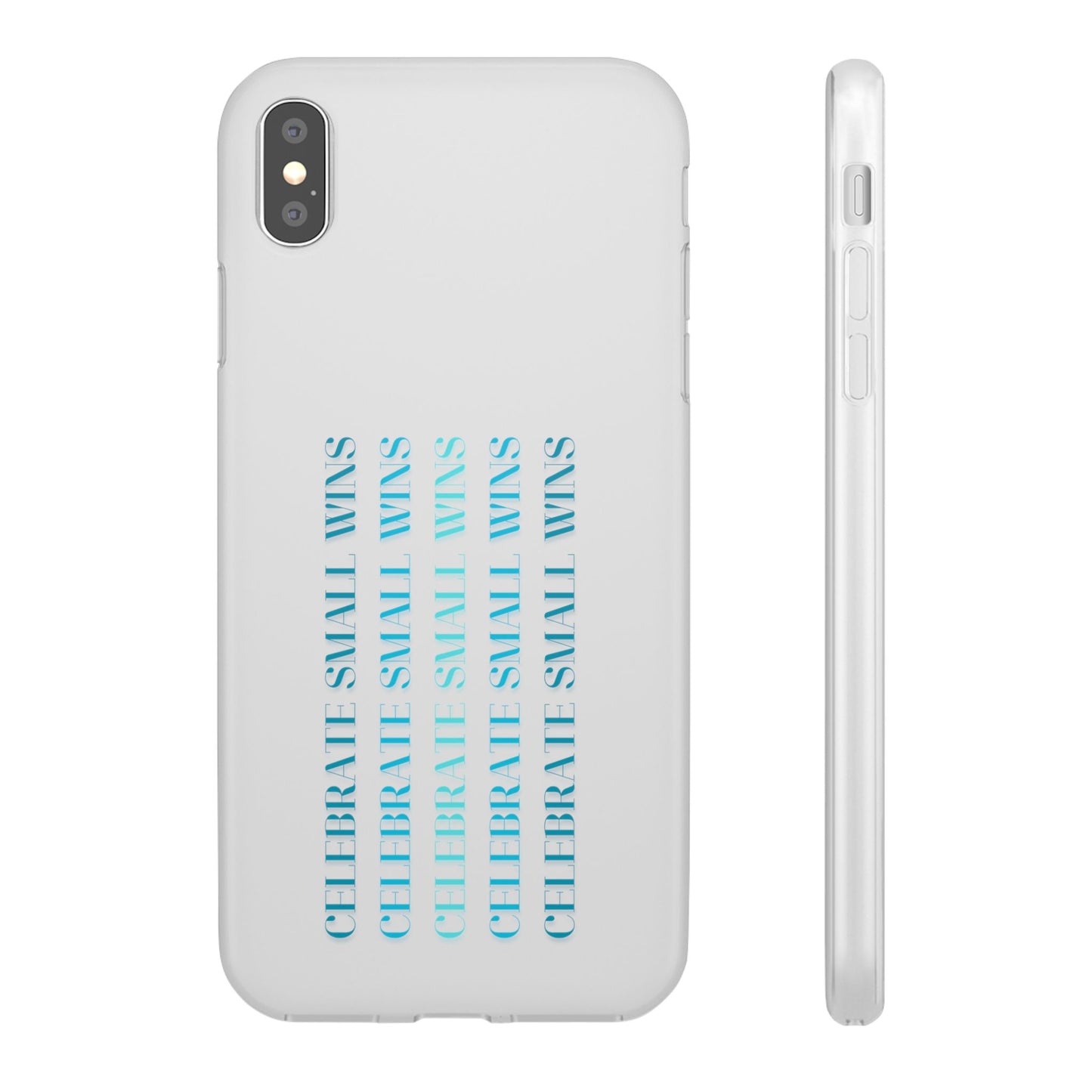 Celebrate Small Wins #22 Flexi Cases iPhone Samsung Gift Packaging - MahaCase