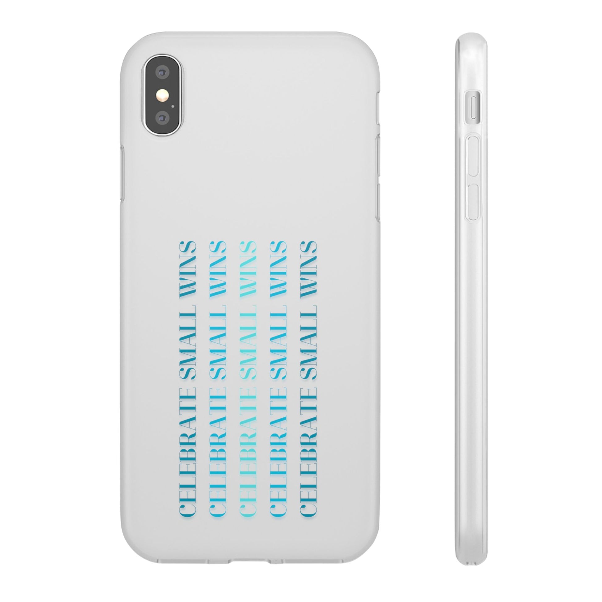 Celebrate Small Wins #22 Flexi Cases iPhone Samsung Gift Packaging - MahaCase