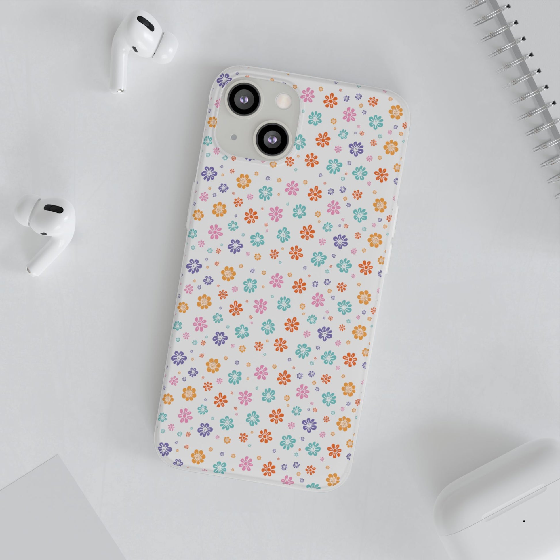 Colorful Spring Floral Flexi Case - Stylish Phone Protection - iPhone Samsung with Gift Packaging - MahaCase
