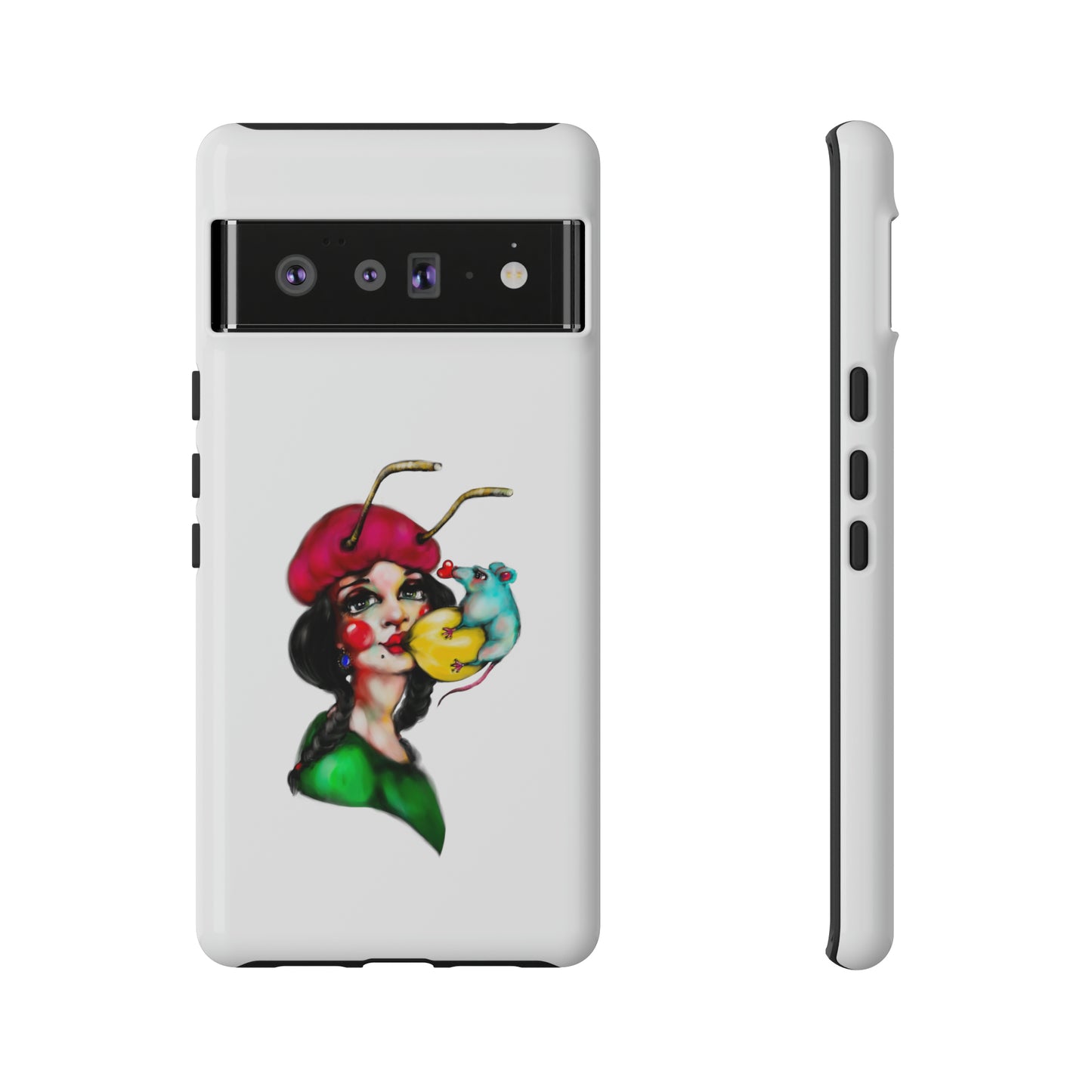 Design #211 White BKG-Tough Cases - MahaCase
