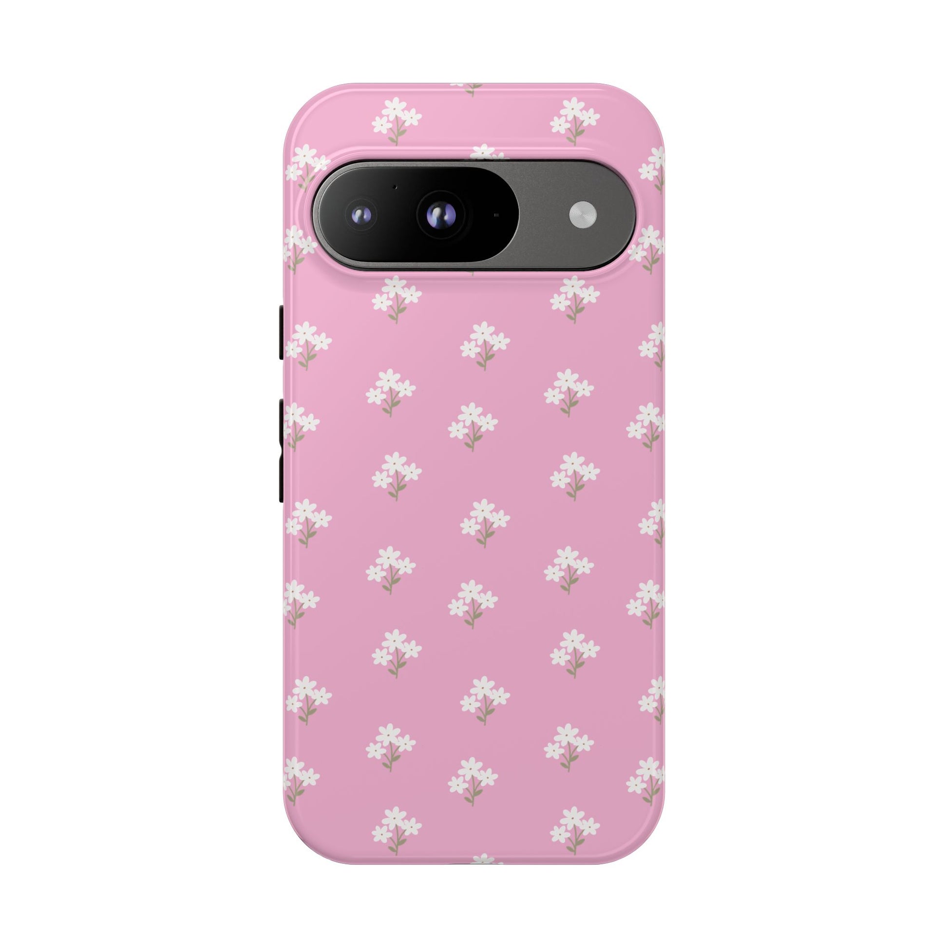 Floral Tough Phone Case - Pink Blossom Design - iPhone Samsung Galaxy Google Pixel - MahaCase