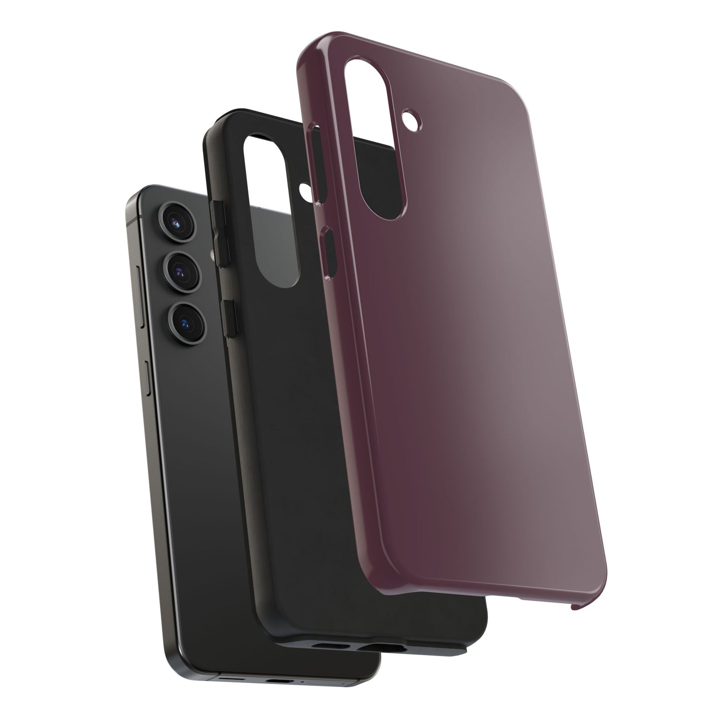 Old Mauve Solid Color Tough Phone Cases - iPhone and Samsung - Fall Color
