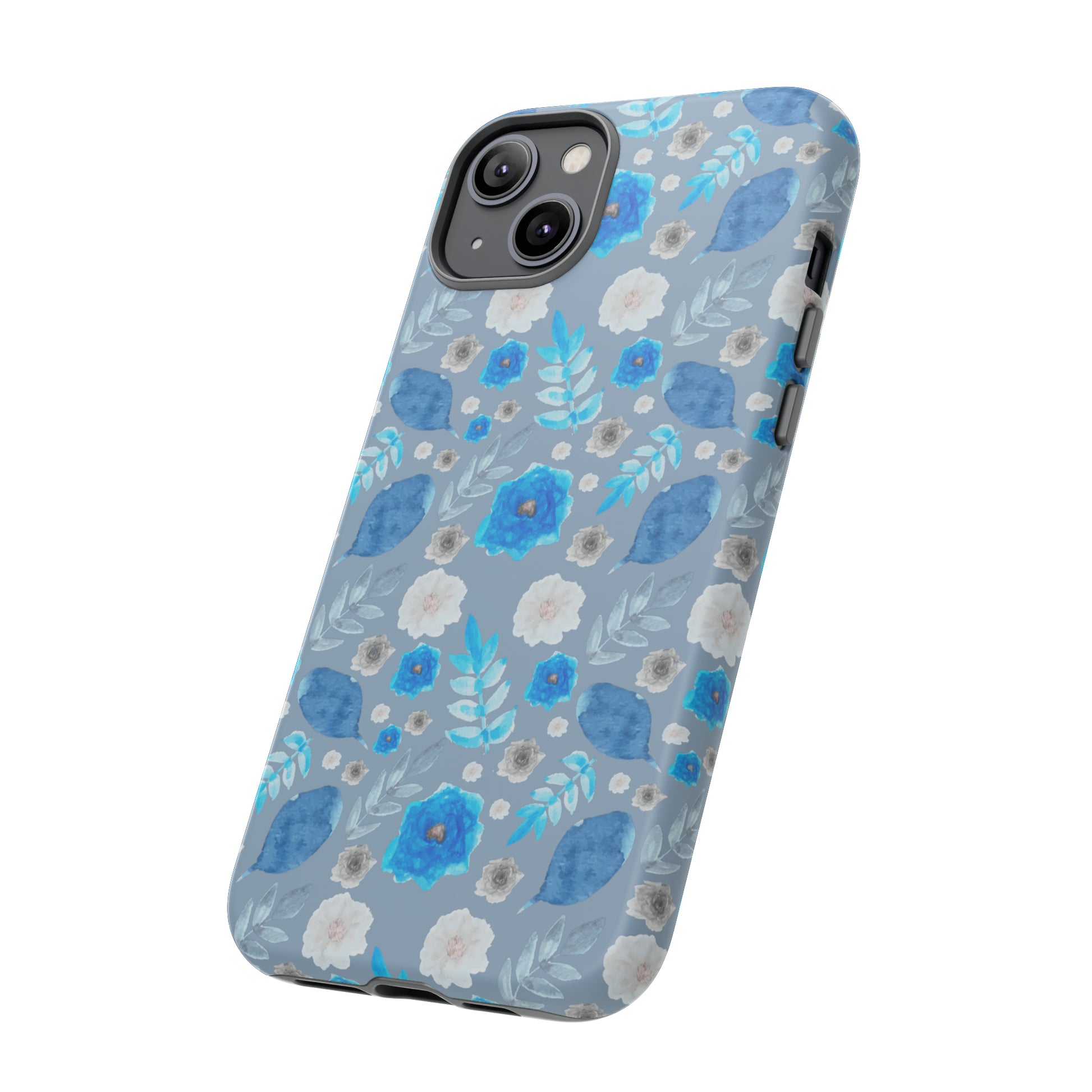 Blue Blooms-Tough Cases - MahaCase