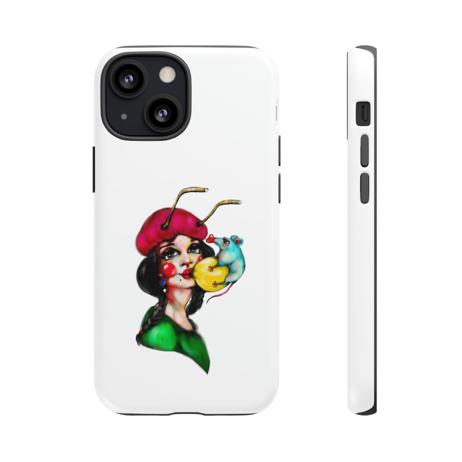 Design #211 White BKG-Tough Cases - MahaCase