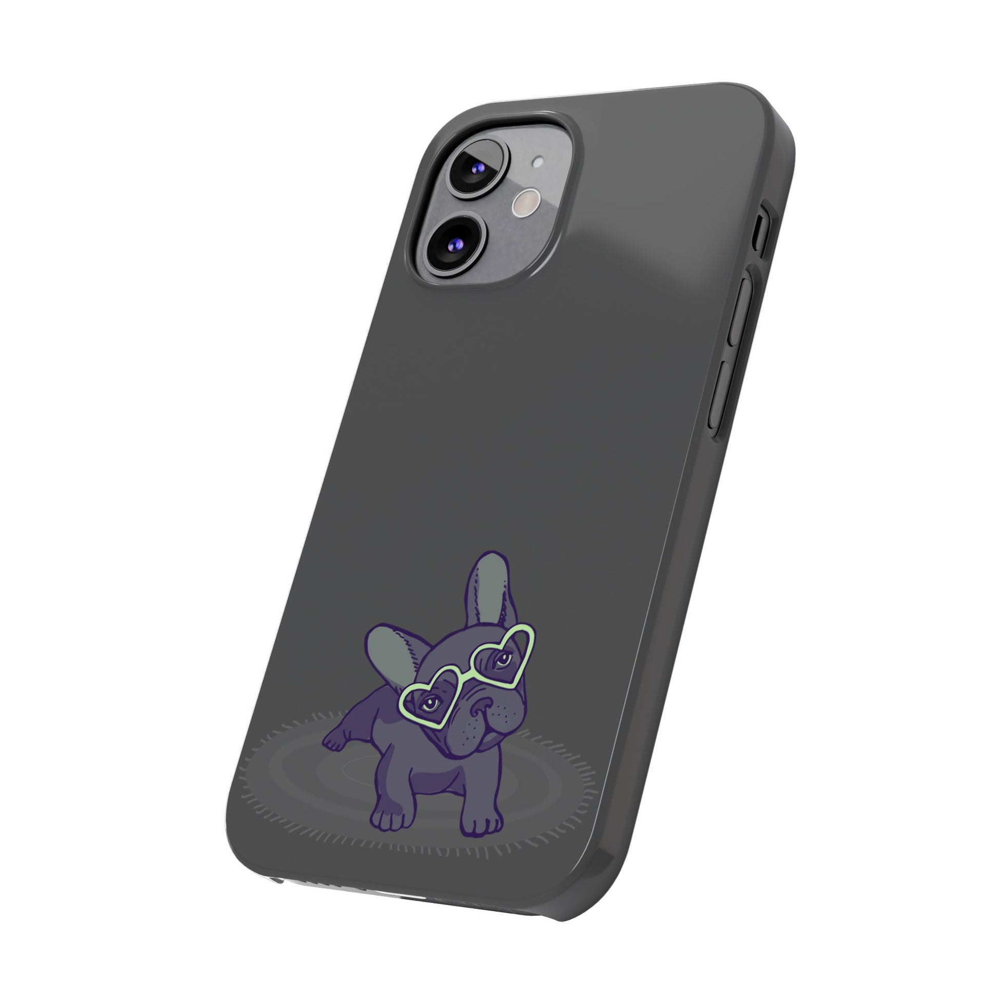 Bulldog Puppy Slim iPhone Cases - MahaCase