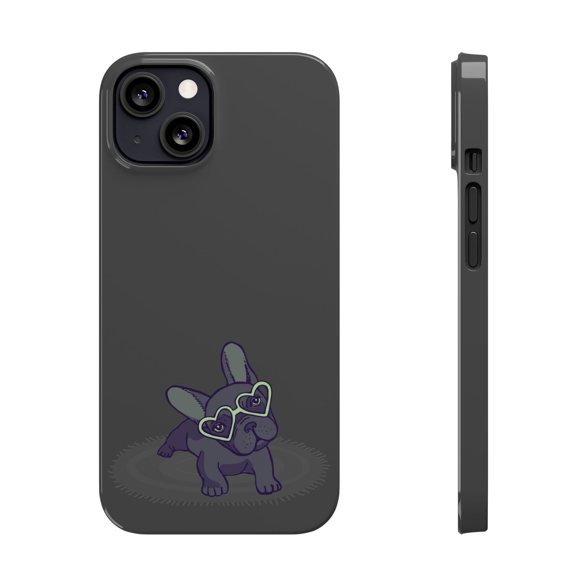 Bulldog Puppy Slim iPhone Cases - MahaCase