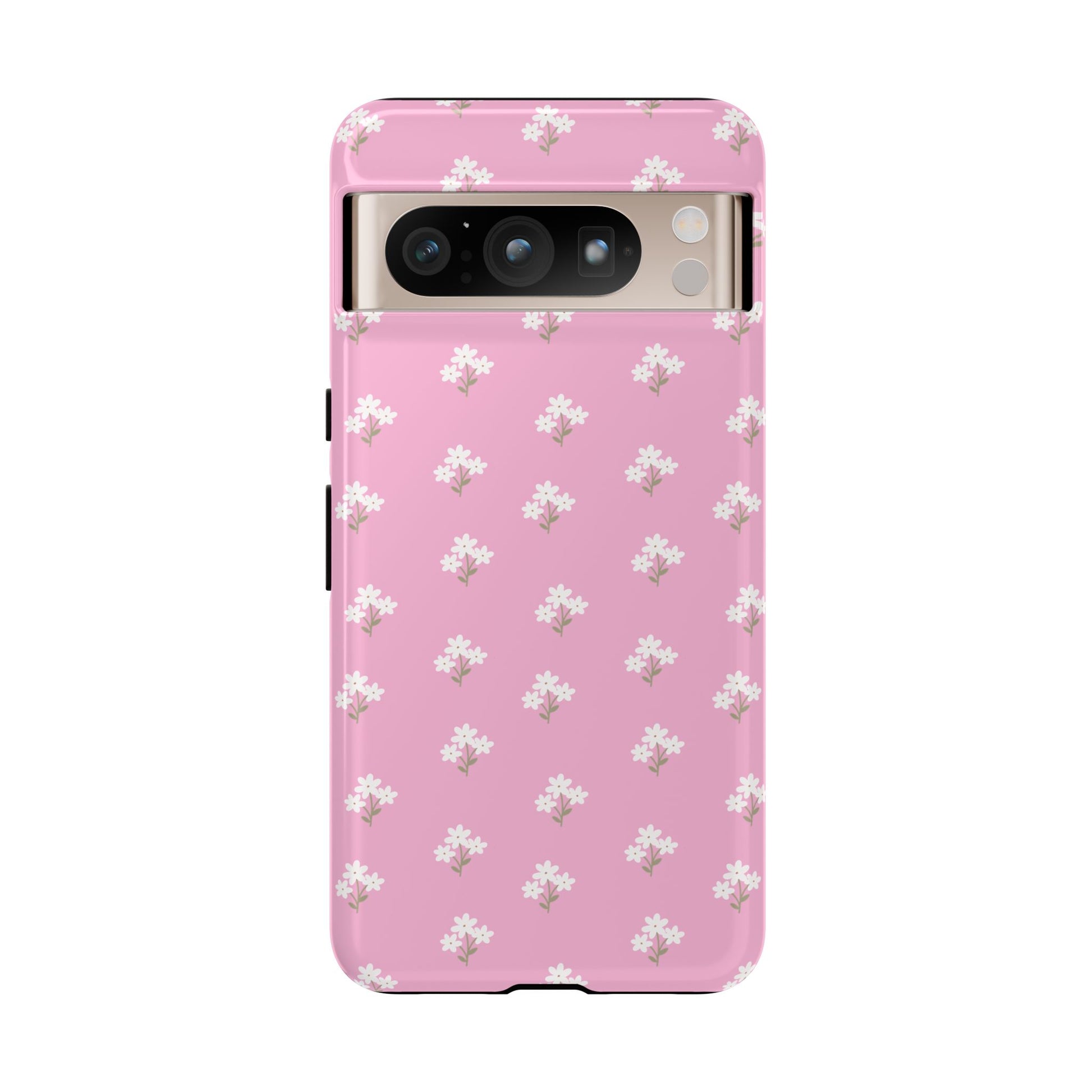 Floral Tough Phone Case - Pink Blossom Design - iPhone Samsung Galaxy Google Pixel - MahaCase