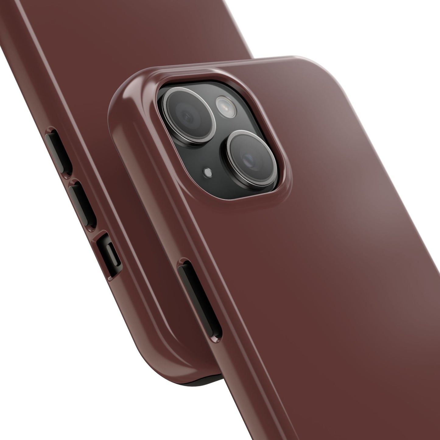 Phone Case - Garnet Color Fall 2025 Trending Color, Sturdy Phone Cases, Durable Cell Phone Covers, Trendy Gadget Protection, Unique Phone Accessories- iPhone, Samsung