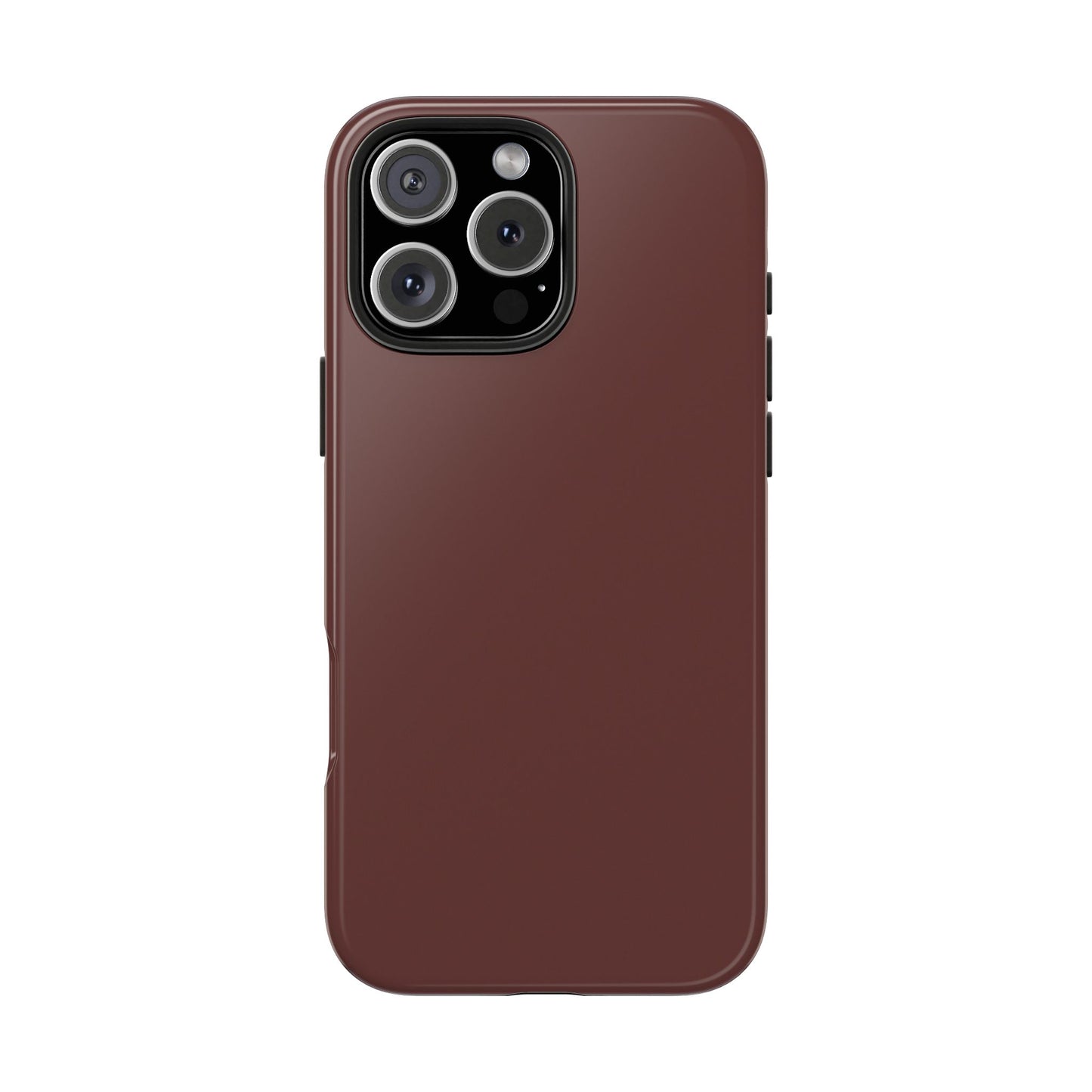 Phone Case - Garnet Color Fall 2025 Trending Color, Sturdy Phone Cases, Durable Cell Phone Covers, Trendy Gadget Protection, Unique Phone Accessories- iPhone, Samsung